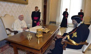 قلق البابا فرنسيس حول المآسي التي تحصل مؤخراً في الشرق الأوسط