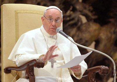 بابا الفاتيكان: لا للحرب أبدا في سوريا