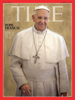 التايم تحسم قرارها: البابا فرانسيس هو شخصية عام 2013