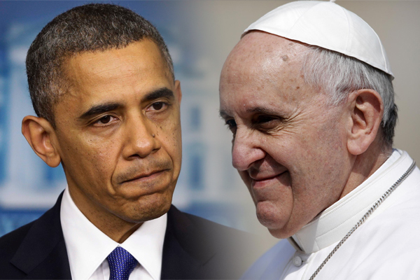 أوباما: البابا فرنسيس رسول روحي للسلام والعدل