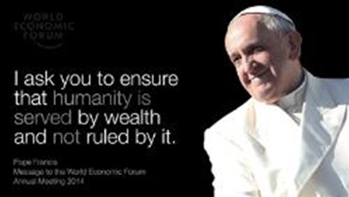 رسالة البابا فرنسيس للمنتدى الاقتصادي العالمي