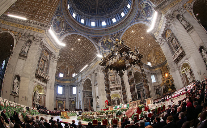 عظة قداسة البابا فرنسيس أثناء القداس الإلهي مع الكرادلة الجدد