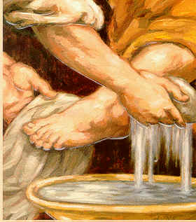 إغسل رجلىّ، يا رب