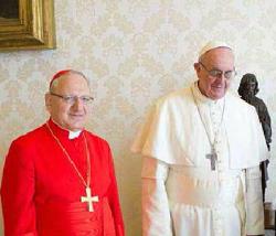البابا فرنسيس يبرق معزيا بوفاة الكاردينال عمانوئيل الثالث ديلي
