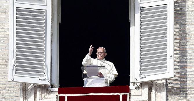 صلاة التبشير الملائكي لقداسة البابا فرنسيس