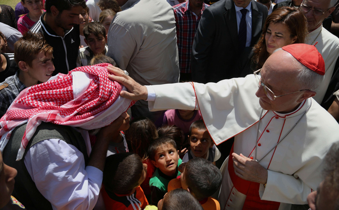 البابا يستقبل مبعوثه الخاص الى العراق