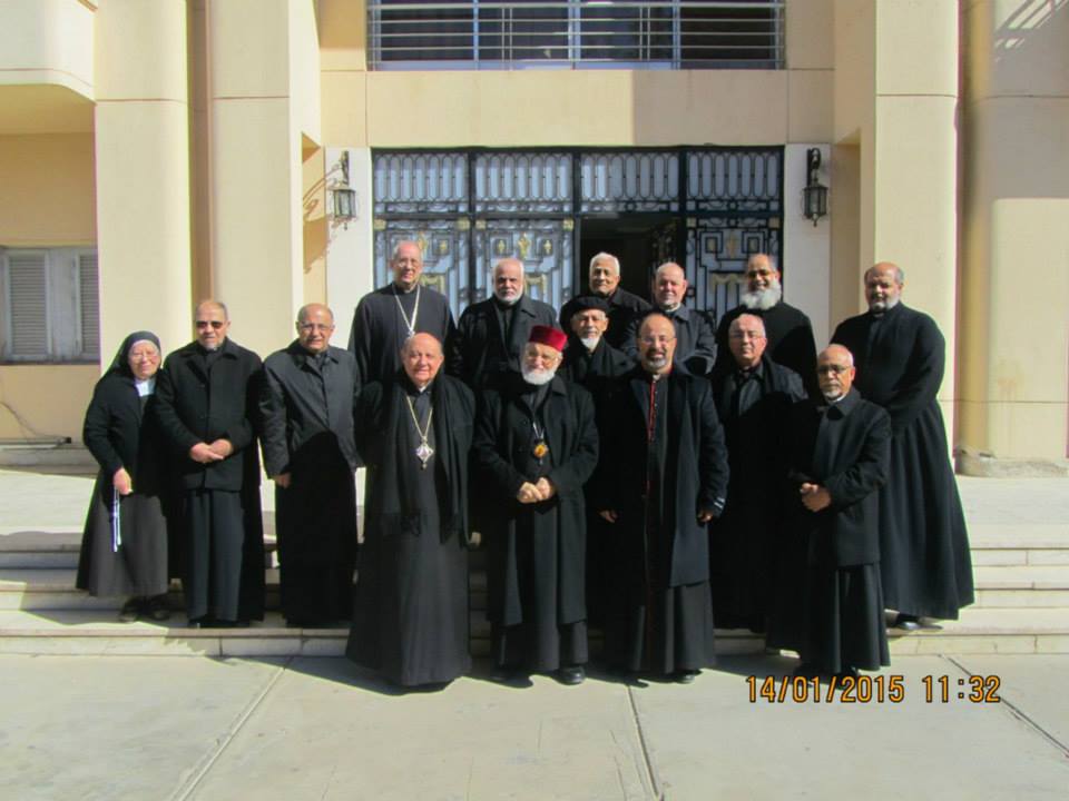 إجتماع البطاركة والاساقفة الكاثوليك بمصر