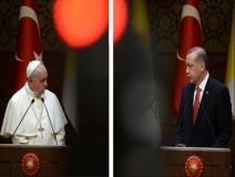 أردوغان يلتقي البابا فرنسيس في محادثات حول القدس