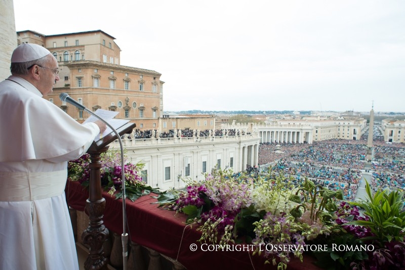 رسالة قداسة البابا فرنسيس إلى مدينة روما والعالم