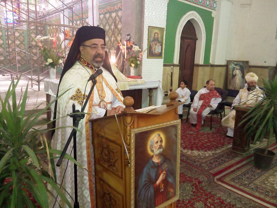 غبطة البطريرك يزور كنيسة القديس بطرس بطنطا