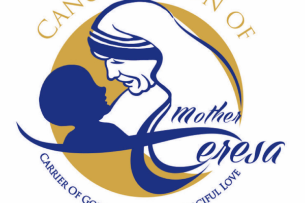 شعار الاحتفال بإعلان قداسة الأم تريزا