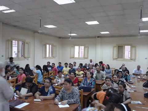 نيافة الانبا عمانؤيل يفتتح  معهد التربية الدينية باسوان