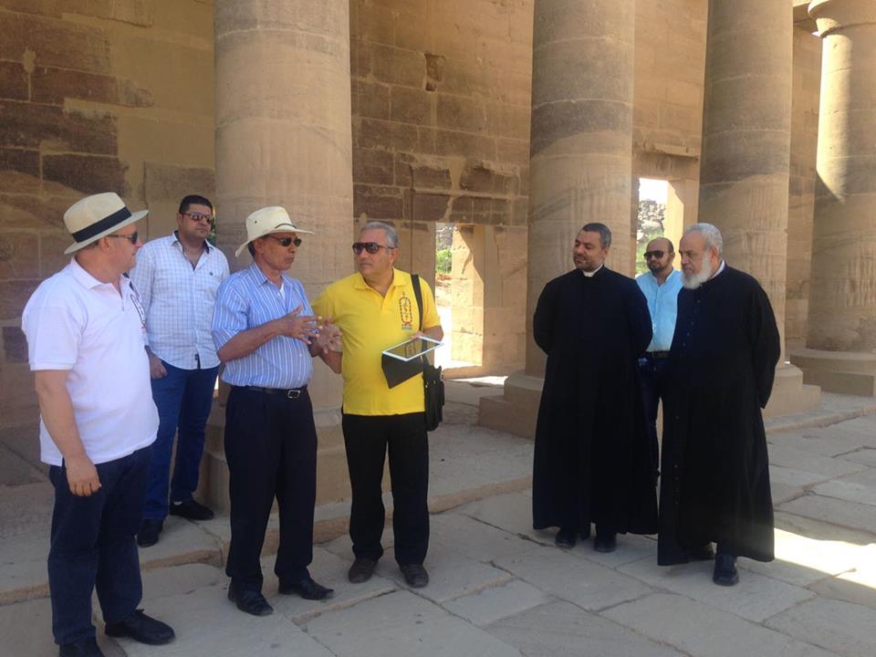 زيارة سفير الفاتيكان بجمهورية مصر لاسوان