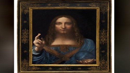 لوحة المسيح لدافينشي تباع في مزاد بمبلغ قياسي يبلغ 450.3 مليون دولار
