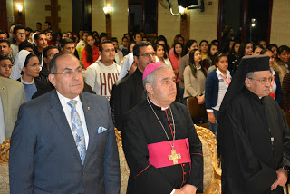 زيارة صاحب السعادة سفير الفاتيكان القاصد الرسولى بمصر الى ايبارشية سوهاج 