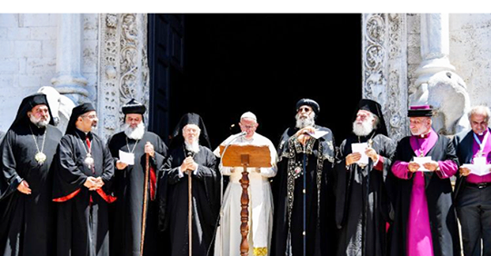 ختام الاجتماع المغلق بين بابا الفاتيكان و بطاركة الشرق الأوسط