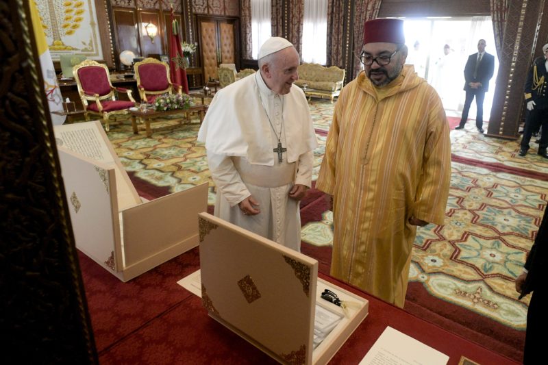 زيارة قداسة البابا القصر الملكيّ بالمغرب ويوقّع دعوة مشترَكة من أجل السلام في القدس