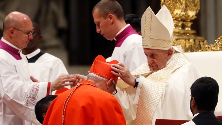 قداسة البابا  فرنسيس يرسم 13 كاردينالا جديدا